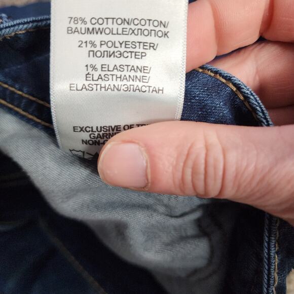 Silver Jeans Suki Mid Slim Boot W32 L33 Stretch Denim Jeans Embellished Bling - Picture 5 of 10